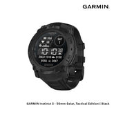 GARMIN - Instinct 3 Smart Watch ( 50mm ) Solar-Tactical Edition | Black